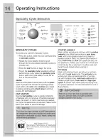 Preview for 14 page of Electrolux EIFLS60JIW0 Use & Care Manual