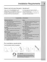 Preview for 3 page of Electrolux EIFLS60LT1 Installation Instructions Manual