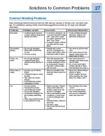 Preview for 27 page of Electrolux EIFLW55H MB Use And Care Manual