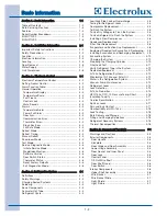 Preview for 4 page of Electrolux EILFU17GS Technical & Service Manual