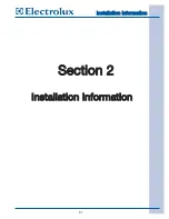 Preview for 9 page of Electrolux EILFU17GS Technical & Service Manual