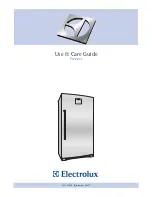 Electrolux EILFU21GS Use And Care Manual preview