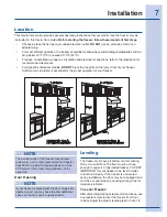 Preview for 7 page of Electrolux EILFU21GS Use And Care Manual