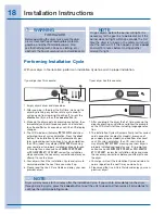 Предварительный просмотр 18 страницы Electrolux EIMED55I MB Installation Instructions Manual