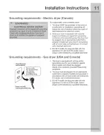 Preview for 11 page of Electrolux EIMED55IMB2 Installation Instructions Manual