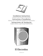 Preview for 1 page of Electrolux EIMED60JIW0 Installation Instructions Manual