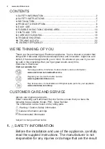 Preview for 2 page of Electrolux EIP8546 User Manual