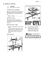 Preview for 7 page of Electrolux EIS62344 User Manual