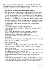 Preview for 3 page of Electrolux EIS62443 User Manual