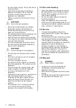 Preview for 6 page of Electrolux EIS62443 User Manual