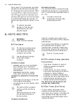 Preview for 14 page of Electrolux EIT614 User Manual