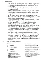 Preview for 4 page of Electrolux EIV744 User Manual