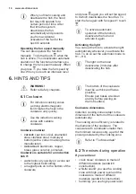 Preview for 14 page of Electrolux EIV835 User Manual