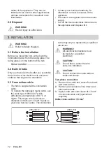 Preview for 72 page of Electrolux EIV84550 User Manual