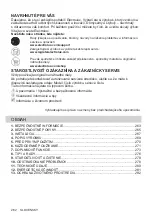 Предварительный просмотр 262 страницы Electrolux EIV84550 User Manual