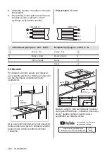 Предварительный просмотр 268 страницы Electrolux EIV84550 User Manual