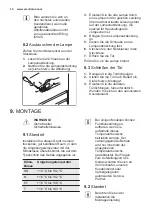 Предварительный просмотр 14 страницы Electrolux EJF1801FW User Manual