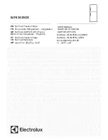 Electrolux EJF4342AOX User Manual preview