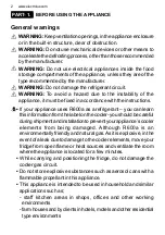 Preview for 4 page of Electrolux EJF4350AOW User Manual