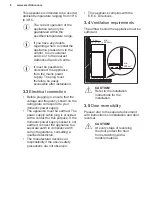 Preview for 8 page of Electrolux EK134SLWE User Manual