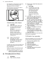 Preview for 14 page of Electrolux EK134SLWE User Manual