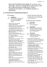 Preview for 23 page of Electrolux EK134SLWE User Manual