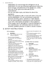 Preview for 4 page of Electrolux EK274BN User Manual