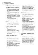 Preview for 14 page of Electrolux EK274BN User Manual