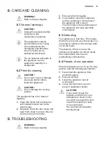 Preview for 15 page of Electrolux EK274BN User Manual