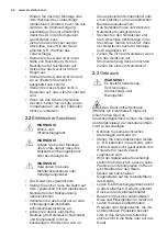 Preview for 24 page of Electrolux EK274BN User Manual