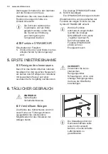 Preview for 30 page of Electrolux EK274BN User Manual