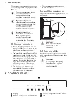 Preview for 8 page of Electrolux EK274BNLWE User Manual