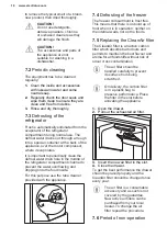 Предварительный просмотр 18 страницы Electrolux EK276BNLSW User Manual