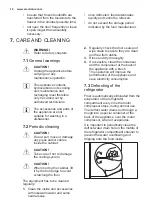 Preview for 12 page of Electrolux EK282SA User Manual