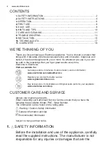 Preview for 2 page of Electrolux EK284S User Manual