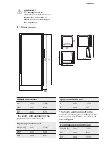 Предварительный просмотр 7 страницы Electrolux EK284SALWE User Manual