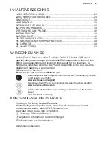 Preview for 25 page of Electrolux EK284SALWE User Manual