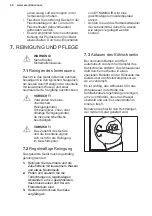 Preview for 42 page of Electrolux EK284SALWE User Manual