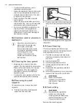 Preview for 14 page of Electrolux EKB000W User Manual