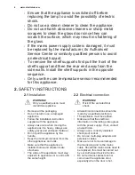 Preview for 4 page of Electrolux ekb500 User Manual