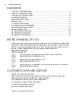 Preview for 2 page of Electrolux EKB500W User Manual