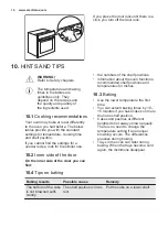 Preview for 14 page of Electrolux EKB500W User Manual