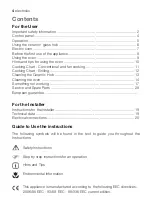 Preview for 4 page of Electrolux EKC 603505 Instruction Booklet