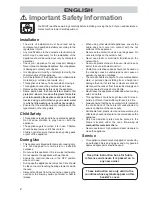 Preview for 2 page of Electrolux EKC 6780 Instruction Booklet