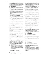 Preview for 6 page of Electrolux EKC54504O User Manual