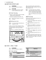 Preview for 8 page of Electrolux EKC54504O User Manual