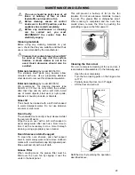 Предварительный просмотр 21 страницы Electrolux EKC5611X Instruction Book