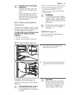 Предварительный просмотр 21 страницы Electrolux EKC603602 User Manual