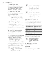 Preview for 14 page of Electrolux EKC6670AOW User Manual