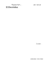 Предварительный просмотр 1 страницы Electrolux EKD60950 User Manual